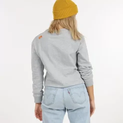 OXBOW Sweatshirt-Sweatshirt SHEEKY - Gris Chiné Moyen Mid Heather Grey