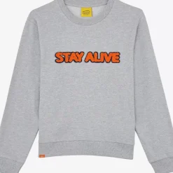 OXBOW Sweatshirt-Sweatshirt SHEEKY - Gris Chiné Moyen Mid Heather Grey