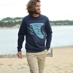 OXBOW Sweatshirt-Sweatshirt SOLAIO - Deep Marine