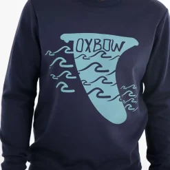 OXBOW Sweatshirt-Sweatshirt SOLAIO - Deep Marine