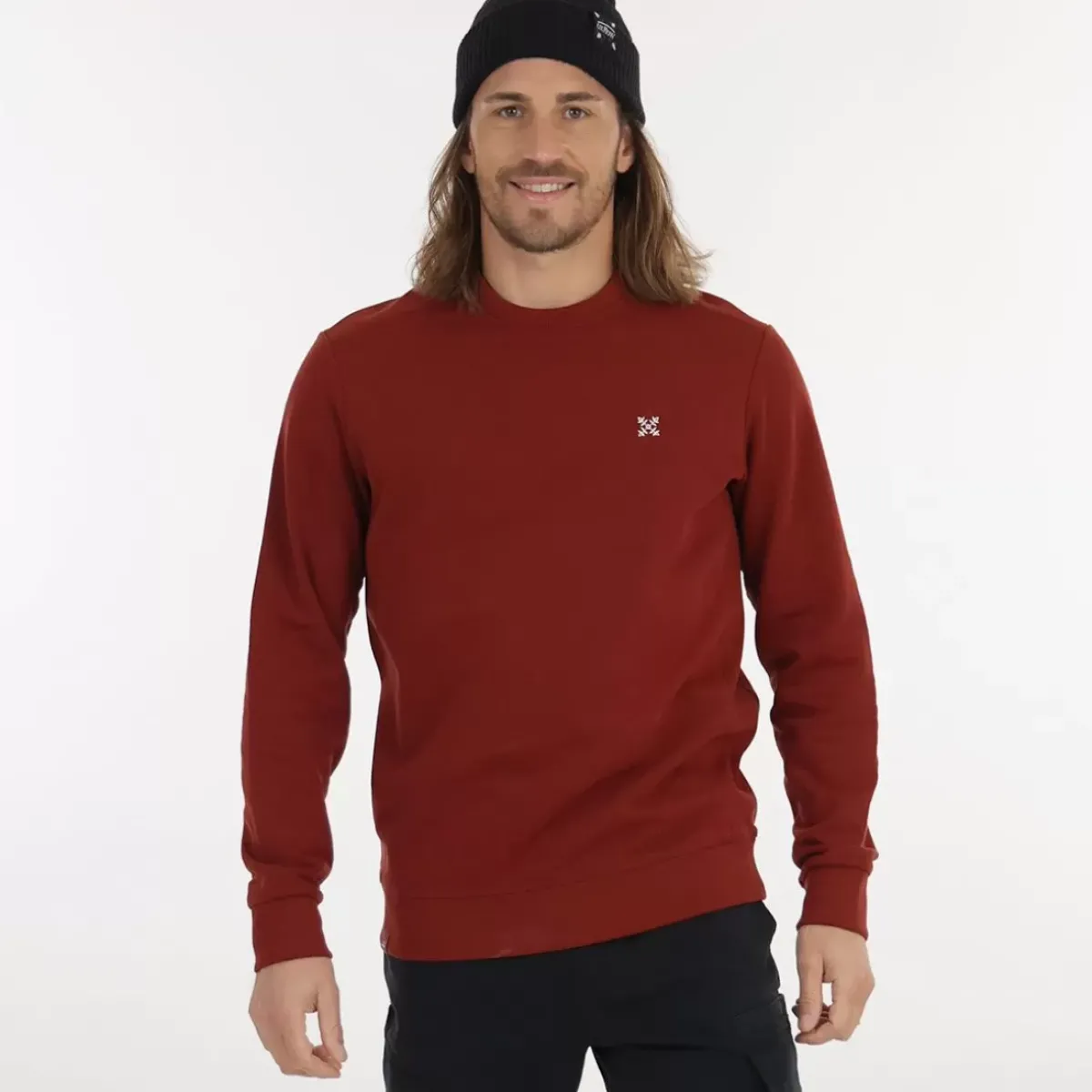 OXBOW Sweatshirt-Sweatshirt SOUET - Grenat