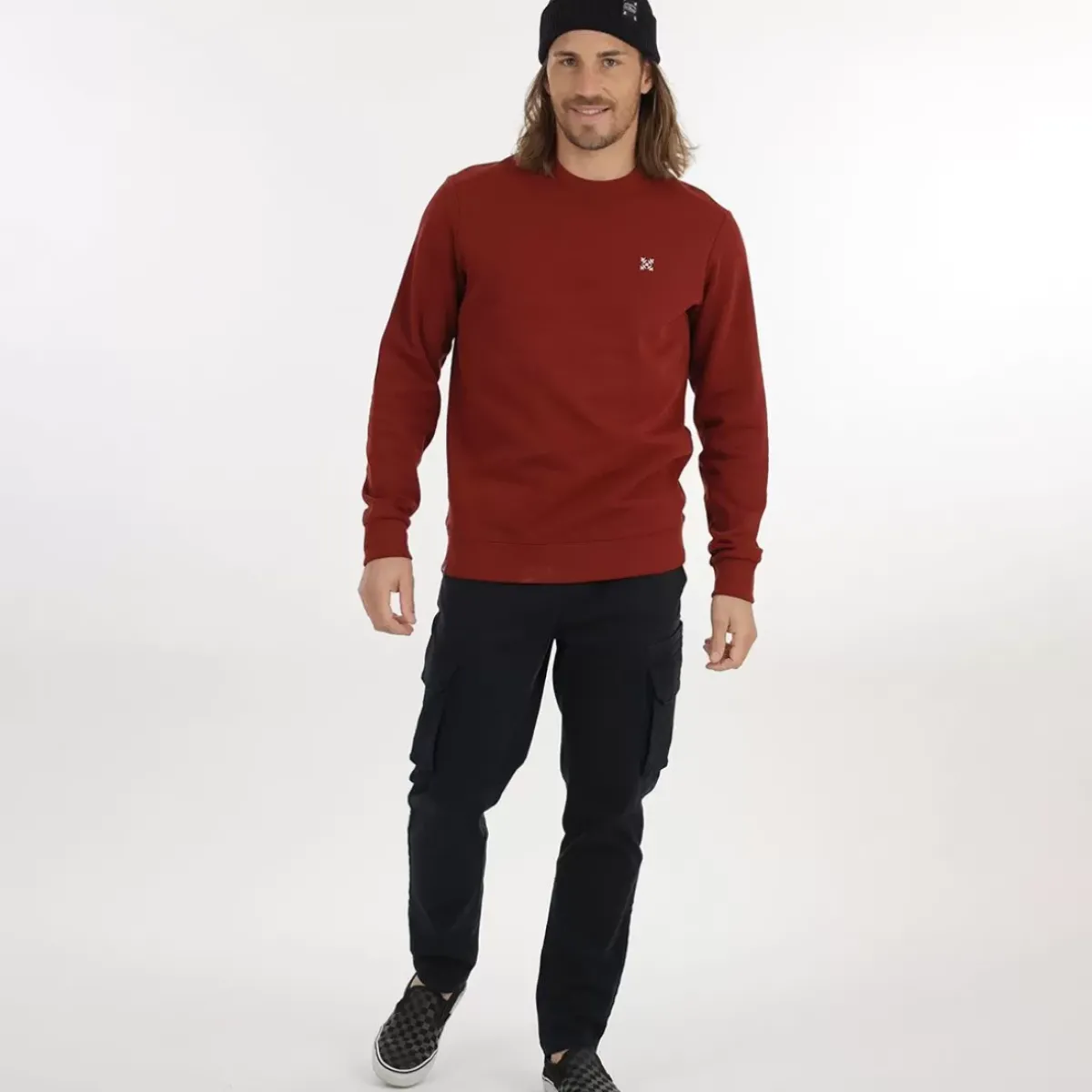 OXBOW Sweatshirt-Sweatshirt SOUET - Grenat