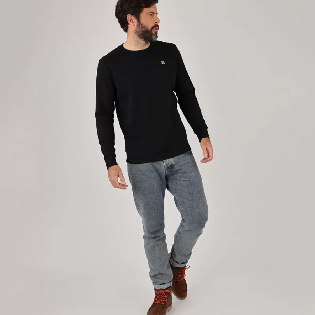 OXBOW Essentials|Sweatshirt-Sweatshirt SOUET - Noir Black