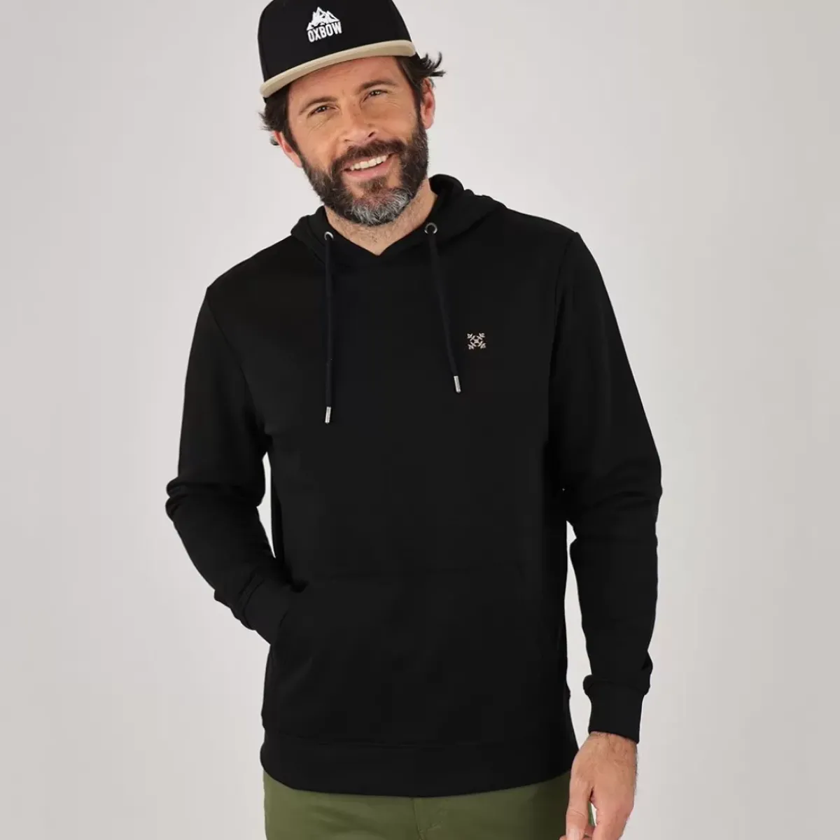 OXBOW Essentials|Sweatshirt-Sweatshirt SWOOD - Noir Black