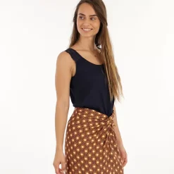 OXBOW Tee-Shirt, Top-Tank top TORTLE - Deep Marine