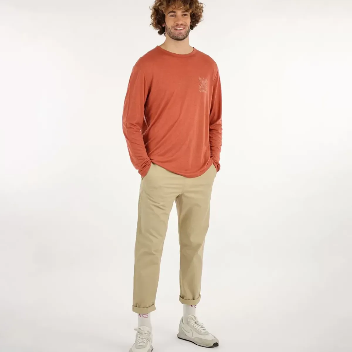 OXBOW Tee-Shirt-Tee-Shirt OULETTES - Cannelle