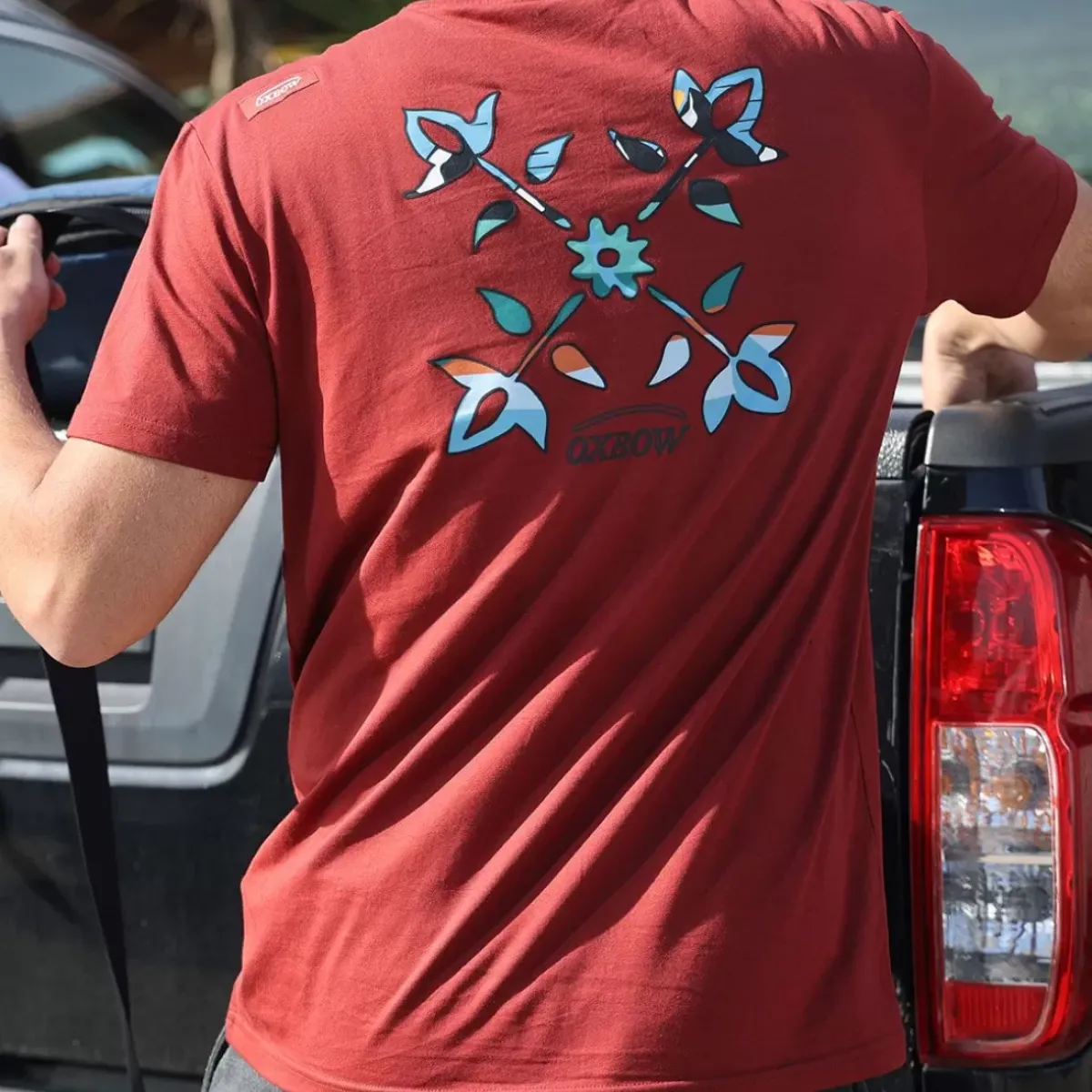 OXBOW Tee-Shirt-Tee-Shirt TAGTAN - Grenat