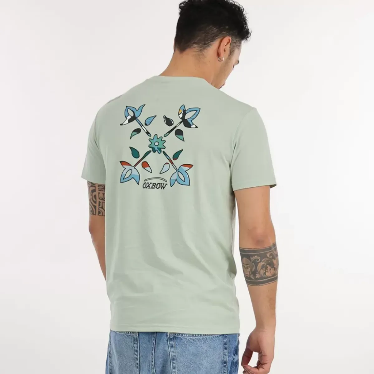 OXBOW Tee-Shirt-Tee-Shirt TAGTAN - Lichen