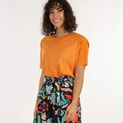 OXBOW Tee-Shirt, Top-Tee-Shirt TANK - Ocre