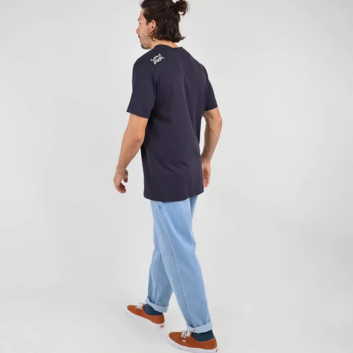 OXBOW Essentials|Tee-Shirt-Tee-shirt TEREGOR - Deep Marine