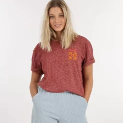 OXBOW Tee-Shirt, Top|Clothing-Tee-Shirt TILAPIA - Grenat