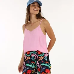 OXBOW Tee-Shirt, Top-Top CARMEN - Goyave