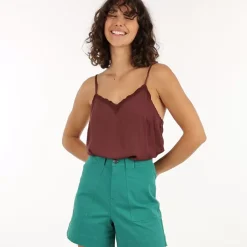 OXBOW Tee-Shirt, Top-Top CARMEN - Terre Brulée Terre Brulu00e9e